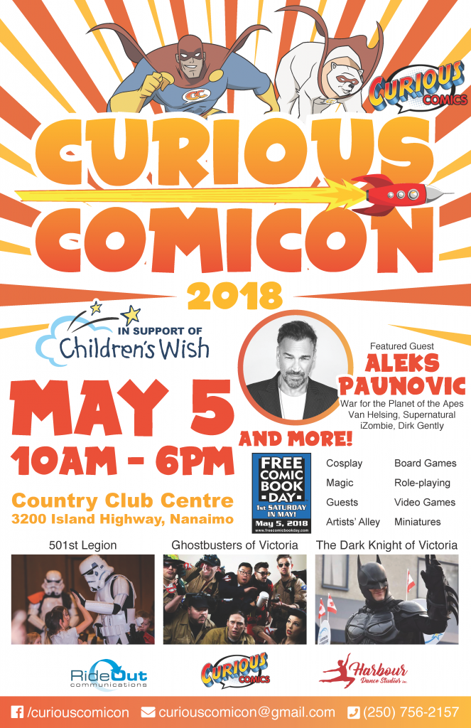 Curious Comicon Coming May 5th - Big Brothers Big Sisters of Central ...